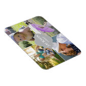 Magnet Flexible Coller des photos avec nom de famille multi images (Côté Droit)