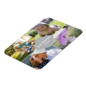 Magnet Flexible Coller des photos avec nom de famille multi images (Côté Gauche)