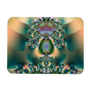 Magnet Flexible Collier Abstrait à quatre feuilles