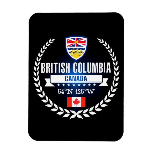 Magnet Flexible Colombie-Britannique (Vertical)