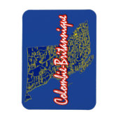 Magnet Flexible Colombie-Britannique (Vertical)