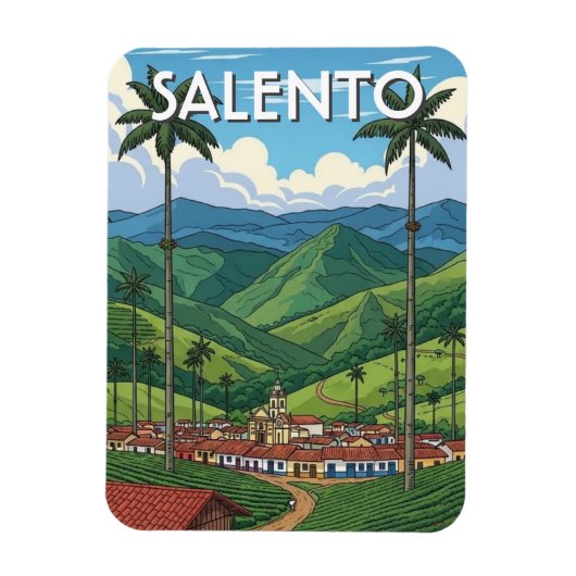 Magnet Flexible Colombie Salento (Vertical)