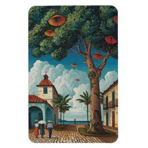 Magnet Flexible Colonial Plaza Avec Vue Sur La Mer