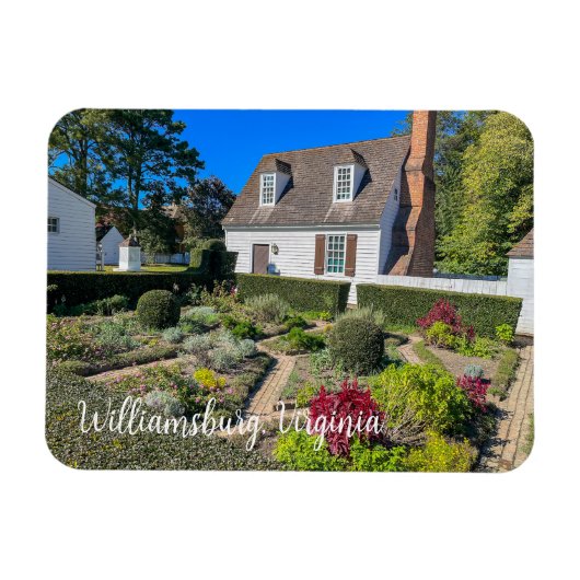 Magnet Flexible Colonial Williamsburg Virginie (Horizontal)