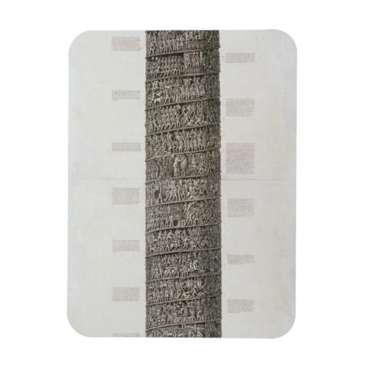 Magnet Flexible Colonne de Trajan (gravure) (Vertical)
