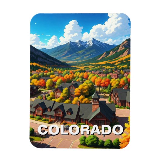 Magnet Flexible Colorado à l'automne (Vertical)