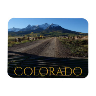 Magnet Flexible Colorado coloré automne sur la ligne de partage Da