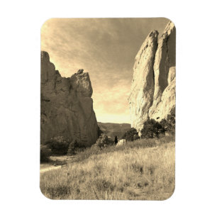 Magnet Flexible Colorado Garden of the Gods Red Cliffs Sépia