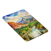 Magnet Flexible Colorado Mountains aquarelle peinture (Côté Droit)