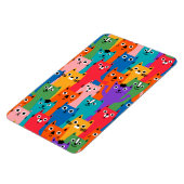Magnet Flexible Colorful cats (Côté Gauche)