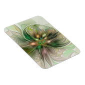 Magnet Flexible Colorful Fantasy Modern Abstract Fractal Flower (Côté Droit)