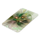 Magnet Flexible Colorful Fantasy Modern Abstract Fractal Flower (Côté Gauche)