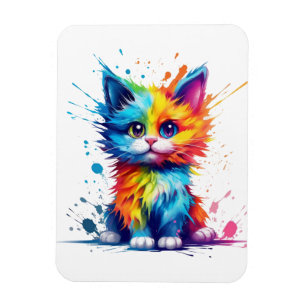 Magnet Flexible Colorful Kitten