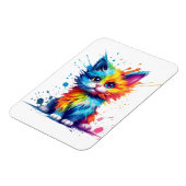 Magnet Flexible Colorful Kitten (Côté Gauche)