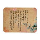 Magnet Flexible Colossiens 3:16 NKJV Bible Verse (Horizontal)