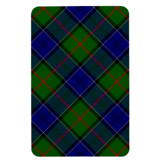 Magnet Flexible Colquhoun tartan bleu vert plaid (Vertical)