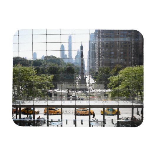 Magnet Flexible Columbus Circle New York City Photo (Horizontal)