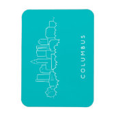Magnet Flexible Columbus, Ohio Skyline (Vertical)