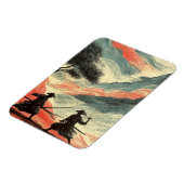 MAGNET FLEXIBLE COMBAT DE SAMOURAÏ (Côté Gauche)