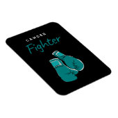 Magnet Flexible combattant du cancer, sarcelle (Côté Droit)