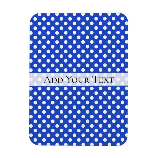 Magnet Flexible Combinaison de points royaux bleus par STaylor (Vertical)