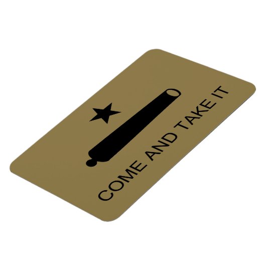 Magnet Flexible Come & Take It ! Flag de Texas State (Côté Gauche)