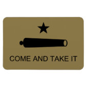 Magnet Flexible Come & Take It ! Flag de Texas State (Horizontal)