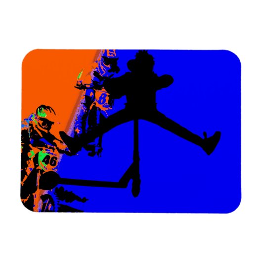 Magnet Flexible Comin' Through - Motox et Scooter (Horizontal)