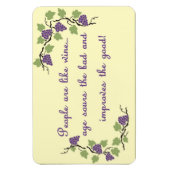 Magnet Flexible Comme le vin (Vertical)