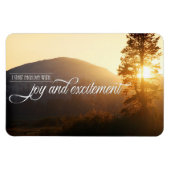 Magnet Flexible Commencez Chaque Jour Avec Joie (Horizontal)