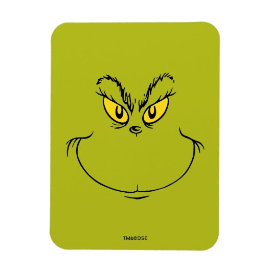 Magnet Flexible Comment le Grinch Stole Face de Noël (Vertical)