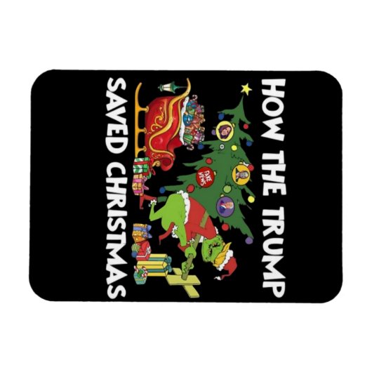 Magnet Flexible Comment Trump a sauvé Noël (Horizontal)