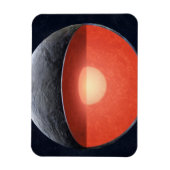 Magnet Flexible Comment Une Planète Rocheuse Se Forme. (Vertical)