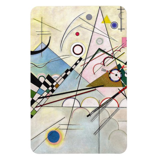 Magnet Flexible Composition 8 Wassily Kandinsky (Vertical)