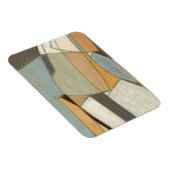 Magnet Flexible Composition Abstraite avec des couleurs bouchées (Côté Droit)