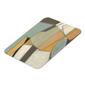 Magnet Flexible Composition Abstraite avec des couleurs bouchées (Côté Gauche)