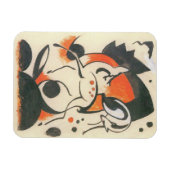 Magnet Flexible Composition avec deux cerfs de Franz Marc (Horizontal)