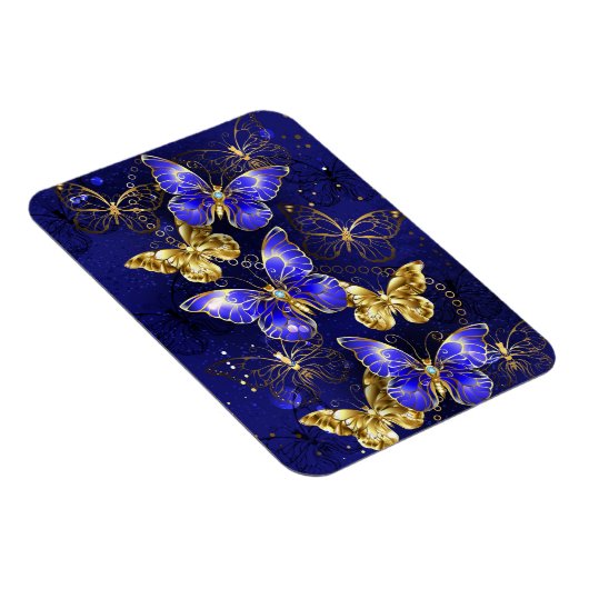 Magnet Flexible Composition avec papillons Sapphire (Côté Droit)