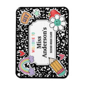 Magnet Flexible Composition Carnet Enseignant Salle de classe (Vertical)