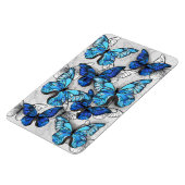 Magnet Flexible Composition de papillons blancs et bleus (Côté Gauche)
