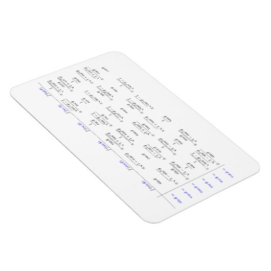 Magnet Flexible Composition des fonctions trigonométriques (Côté Droit)