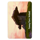 Magnet Flexible Comté de Clare Dolmen au coucher du soleil (Vertical)