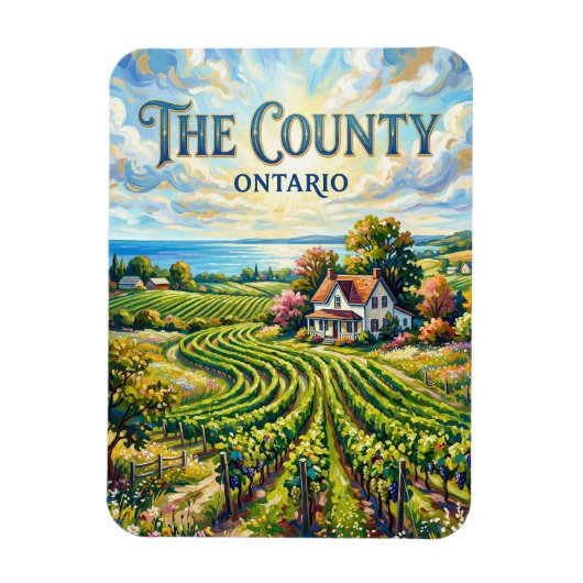 Magnet Flexible Comté Prince-Édouard Canada (Vertical)