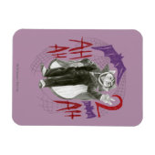 Magnet Flexible Comte von Count Dessin au trait noir et blanc (Horizontal)