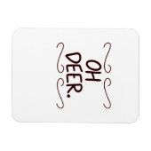 Magnet Flexible Conception artistique créative Alastor Oh Deer (Horizontal)