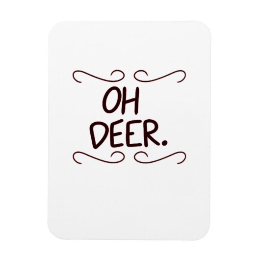 Magnet Flexible Conception artistique créative Alastor Oh Deer (Vertical)