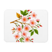 Magnet Flexible Conception botanique de printemps (Horizontal)