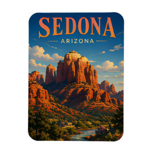 Magnet Flexible Conception d'aventure des roches rouges de Sedona