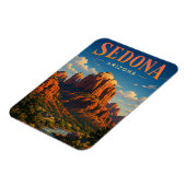 Magnet Flexible Conception d'aventure des roches rouges de Sedona (Côté Gauche)