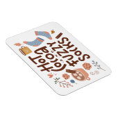 Magnet Flexible Conception de cacao chaud et de chaussettes moelle (Côté Droit)